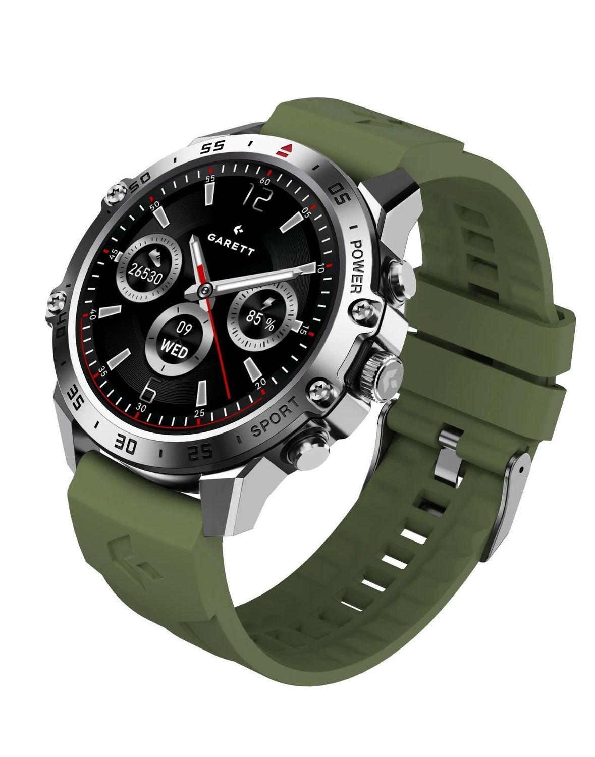 Smartwatch męski Garett V14 srebrny stalowy (5).jpg